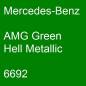 Preview: Mercedes-Benz, AMG Green Hell Metallic, 6692.